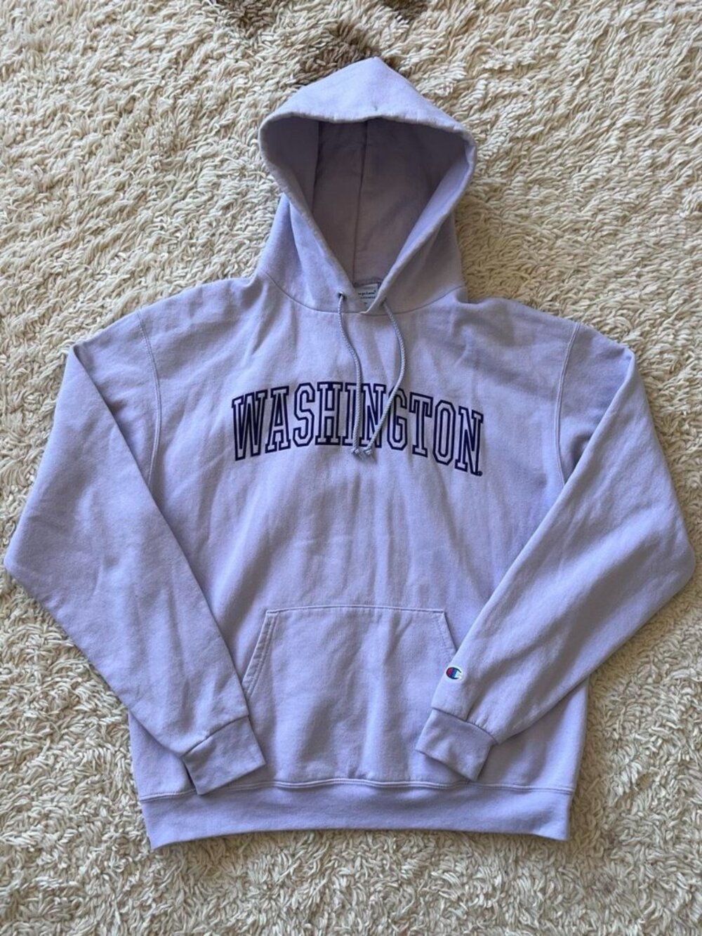 Champion Washington Huskies Spell Out Hoodie Size Large